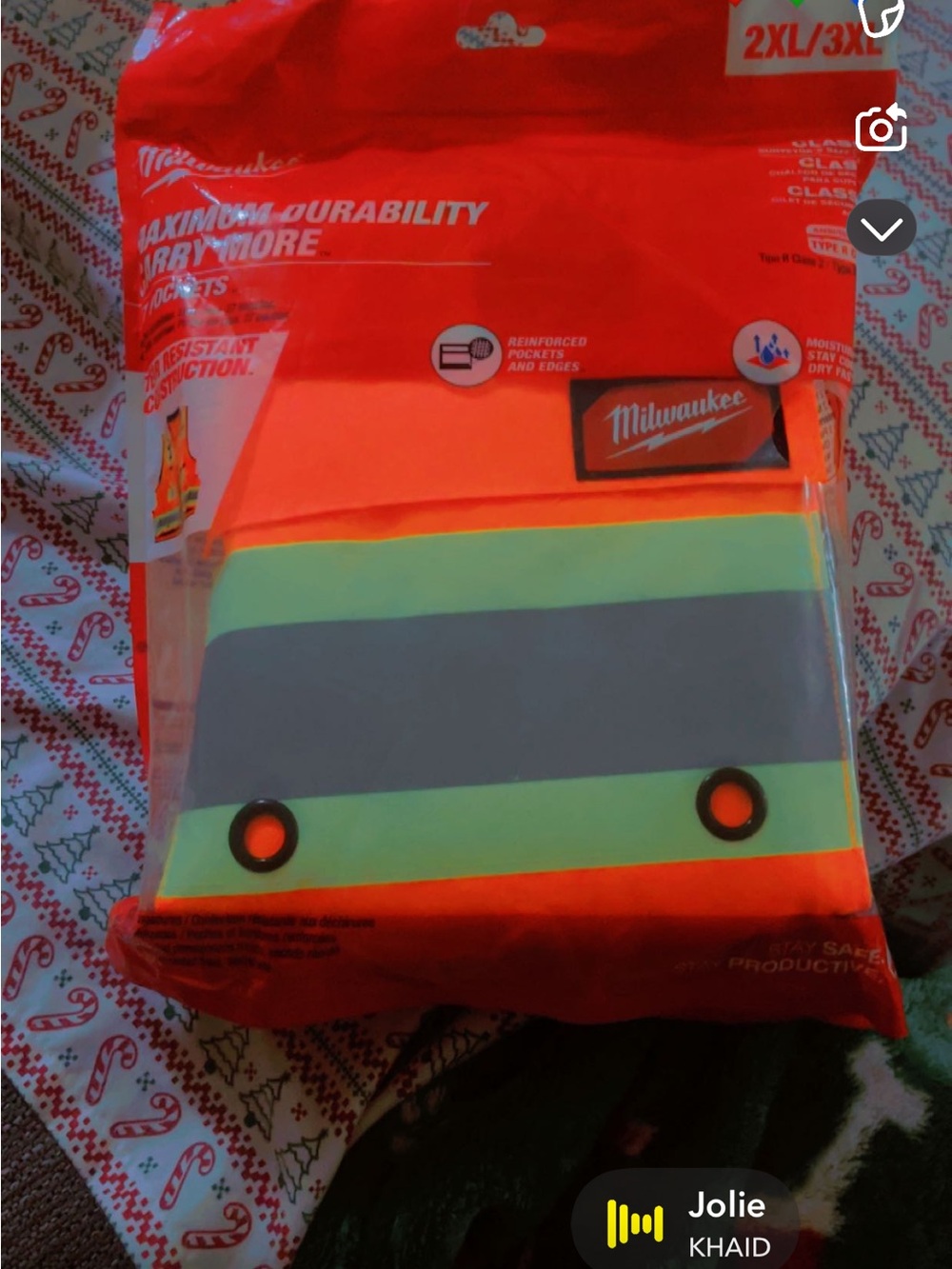High-Visibility Safety Vest - Orange/Neon Yellow